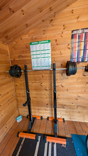 Mirafit adjustable steel squat - adjustable,