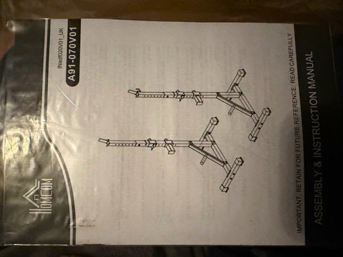 Homcom adjustable black steel - homcom,