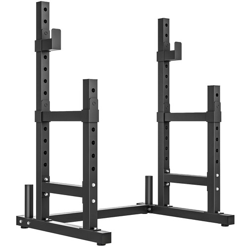 Adjustable squat rack with - adjustable,
