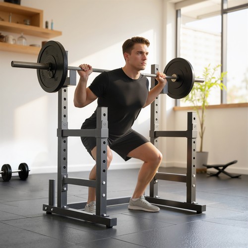 Adjustable squat rack - squat, rack,