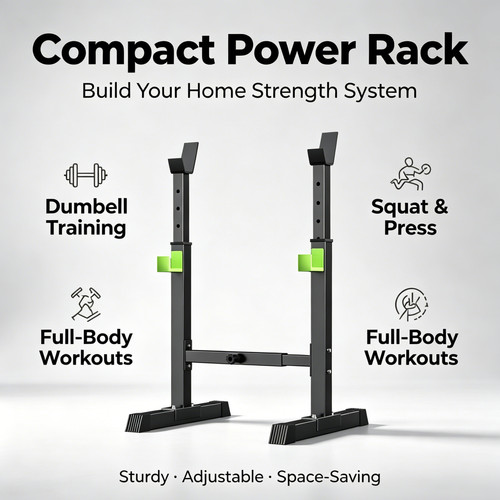 Adjustable squat stand barbell - adjustable,
