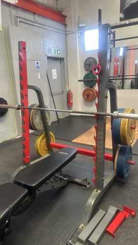 Commercial squat bench rack - squat/bench,